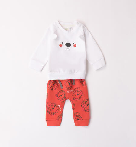 Baby boy sports suit WHITE