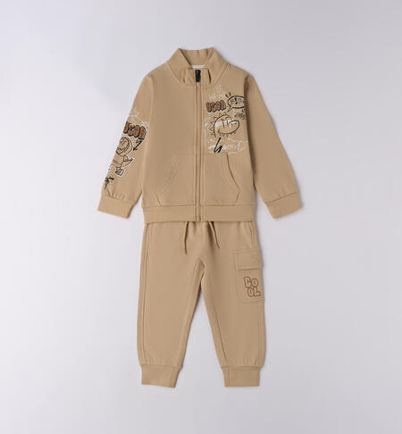 Tuta sportiva per bambino BEIGE-0731