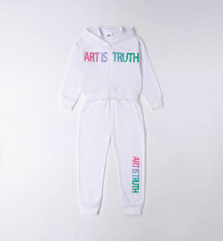 Girl's tracksuit WHITE