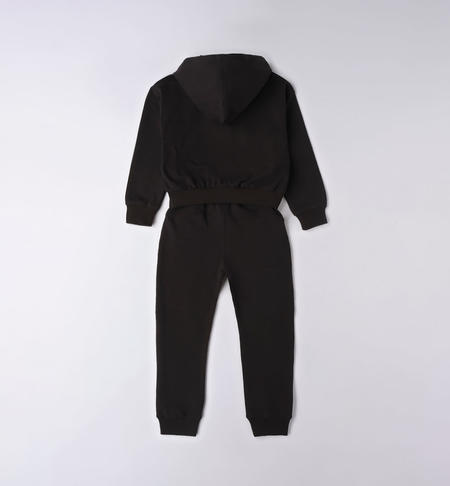 iDO tracksuit for girls from 8 to 16 years NERO-0658