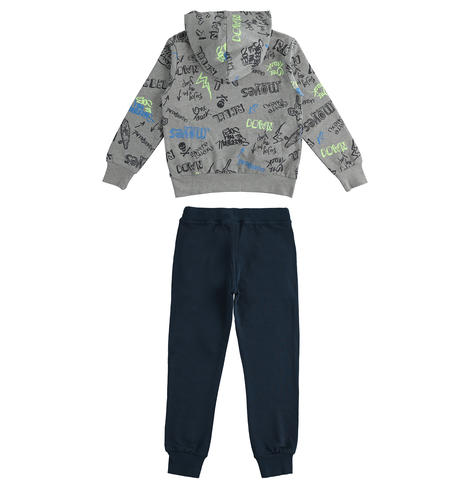 Boy¿s sports tracksuit  from 8 to 16 years by iDO GRIGIO MELANGE-BLU-6UV3