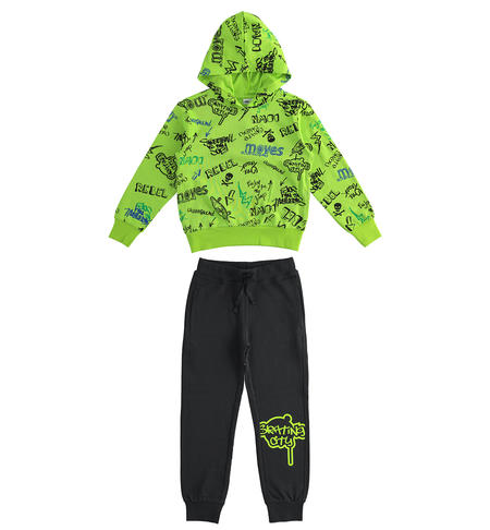 Boy¿s sports tracksuit  from 8 to 16 years by iDO VERDE-NERO-6UR9