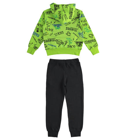 Boy¿s sports tracksuit  from 8 to 16 years by iDO VERDE-NERO-6UR9