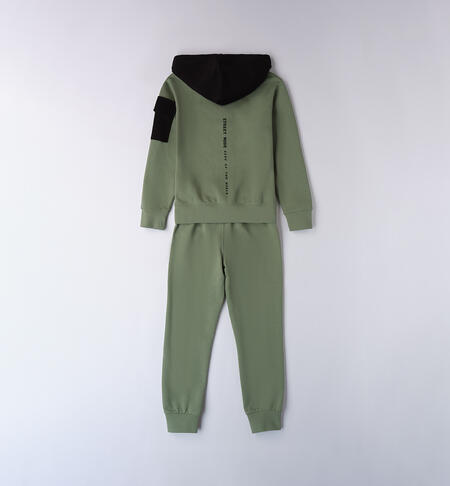 Tuta sportiva ragazzo VERDE SALVIA-4921