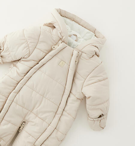 Thermal suit for newborns ECRU'-0164