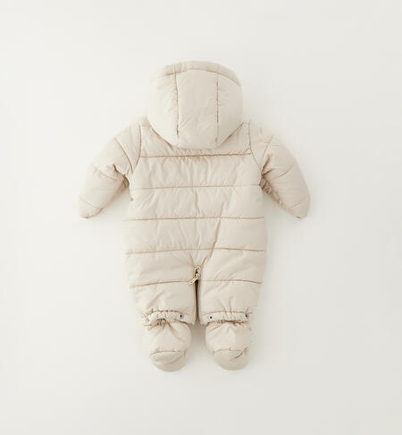 Thermal suit for newborns ECRU'-0164
