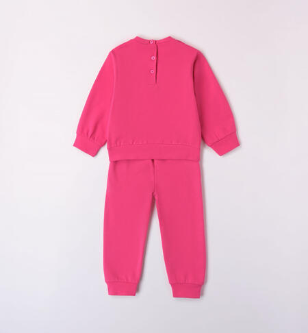 iDO unicorn tracksuit for girls aged 9 months to 8 years FUXIA-2443