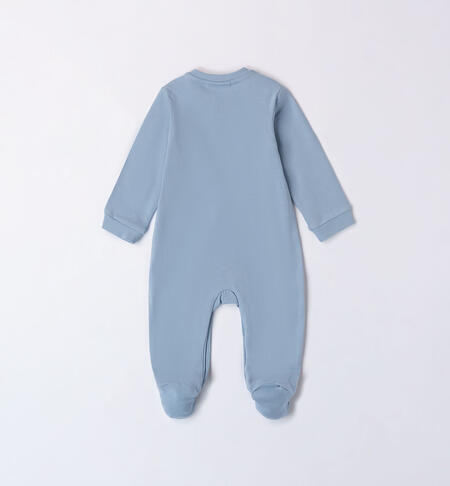 Light blue babygrow for boys L.BLUE-3964