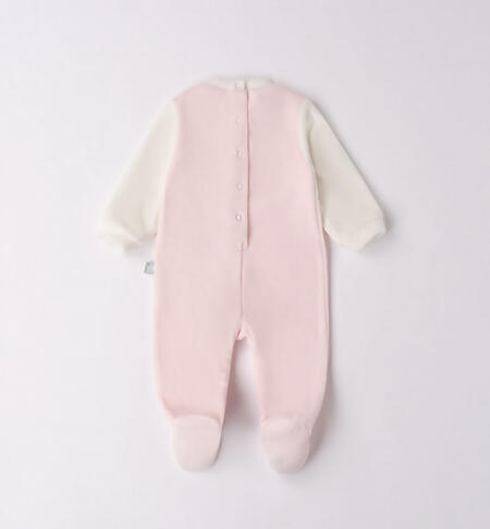 iDO two-tone sleepsuit for babies from newborn to 18 months ROSA-2512