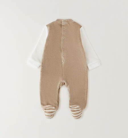 Tutina bimbo ciniglia BEIGE-0437