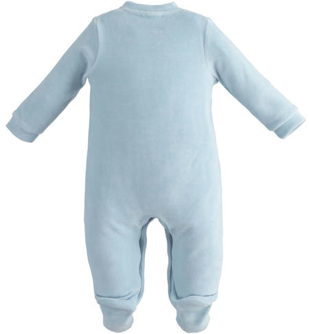 Baby chenille onesie from 0 to 18 months iDO SKY-3871