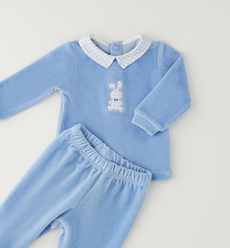 Tutina ciniglia neonato L.BLUE-3964