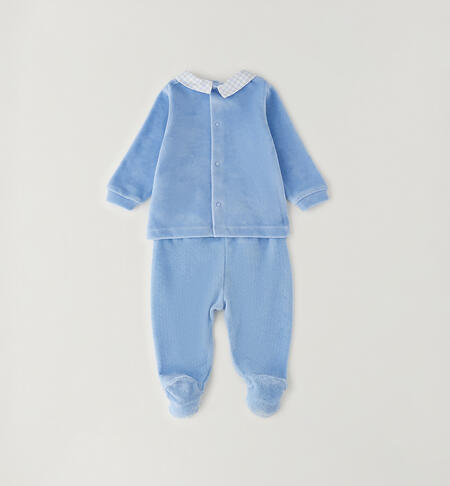 Tutina ciniglia neonato L.BLUE-3964