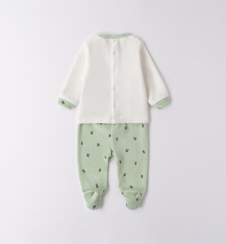 Tutina cotone neonato PANNA-0112