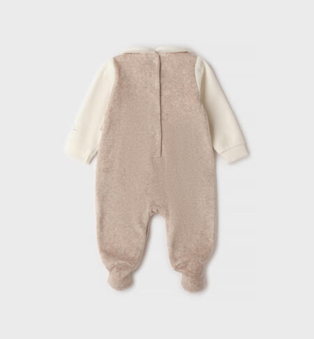 Tutina da bimba iDOMini TORTORA MELANGE-8829