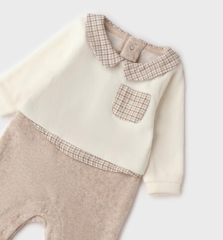 Tutina da neonato TORTORA MELANGE-8829