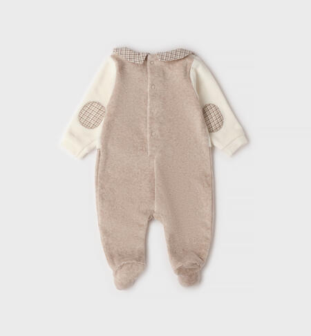 Tutina da neonato TORTORA MELANGE-8829