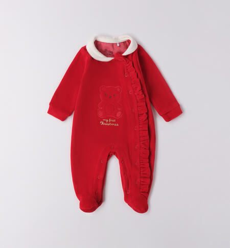 Tutina di Natale neonato ROSSO