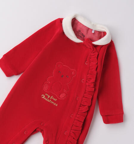 Tutina di Natale neonato ROSSO-2253