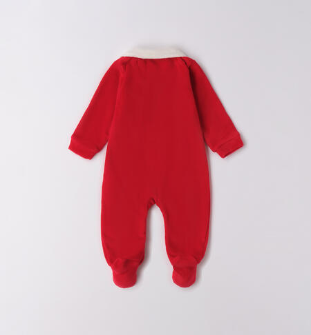 Tutina di Natale neonato ROSSO-2253