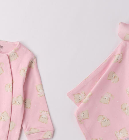 Tutina e DouDou neonata ROSA-BEIGE-6BSQ