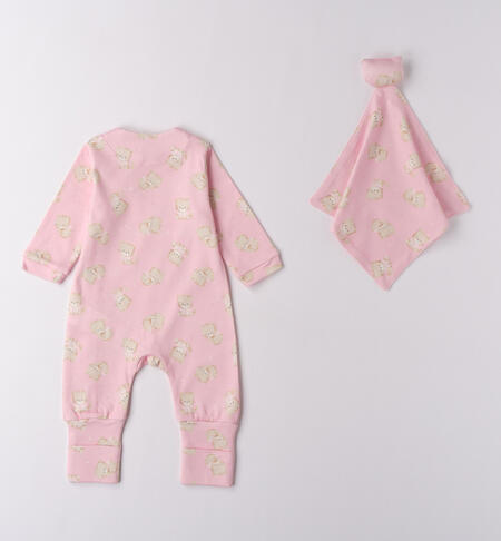 Tutina e DouDou neonata ROSA-BEIGE-6BSQ