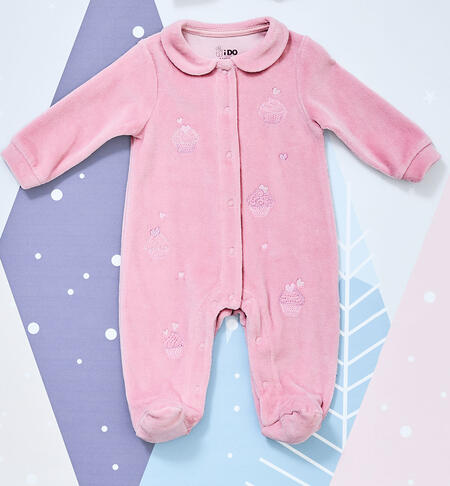 Tutina in ciniglia neonata MAUVE-2783