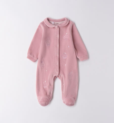 Tutina in ciniglia neonata MAUVE-2783
