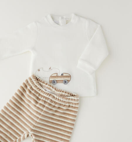 Tutina in ciniglia neonato PANNA-0112