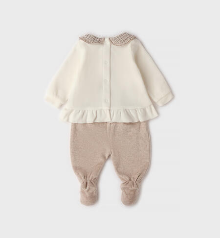 Tutina in ciniglia per neonata PANNA-0112