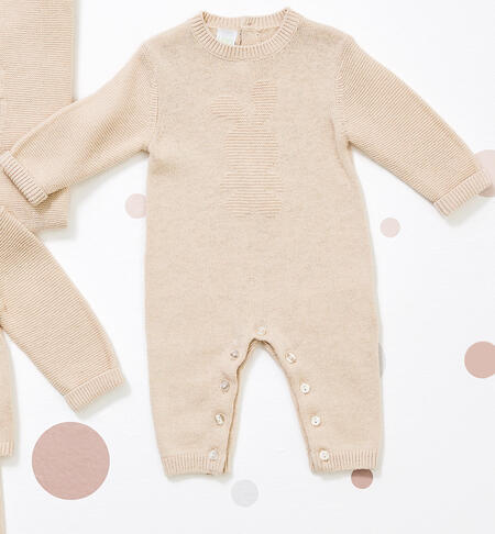Tutina in tricot BEIGE