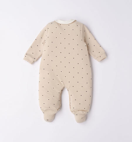 Tutina intera neonata coniglietti da 0 a 18 mesi iDO SABBIA-BLU-6V06