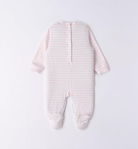 iDO bunny romper for baby girl from 0 to 18 months BIANCO-0113