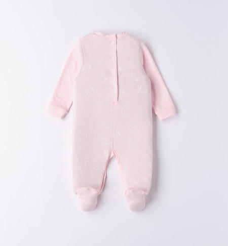 iDO bunny romper for baby girl from 0 to 18 months ROSA-2512