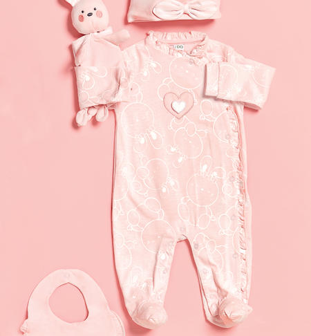 Baby girl onesie various patterns PINK
