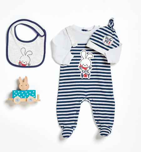 Tutina intera neonato coniglietto GRIGIO