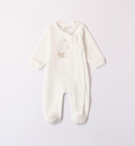 iDO kitten design sleepsuit for baby girl from newborn to 18 months PANNA-0112