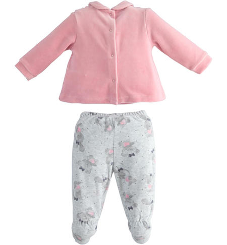 Tutina invernale neonata - da 0 a 18 mesi iDO GRIGIO-BLUE-6TU4