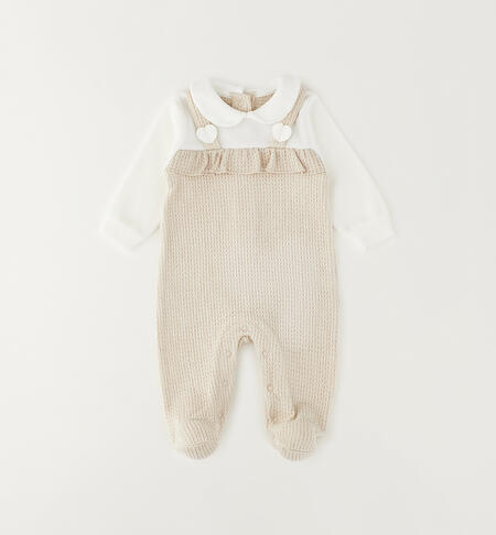 Tutina invernale neonata BEIGE