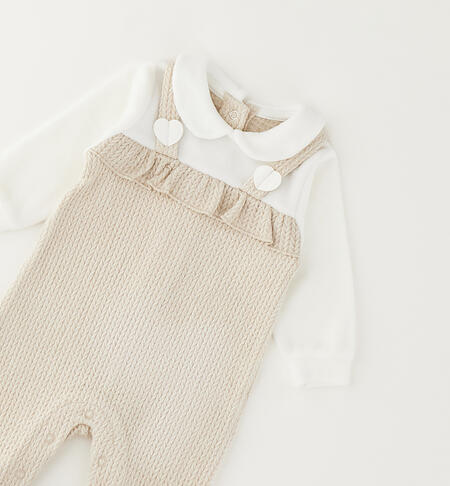 Tutina invernale neonata BEIGE-0151