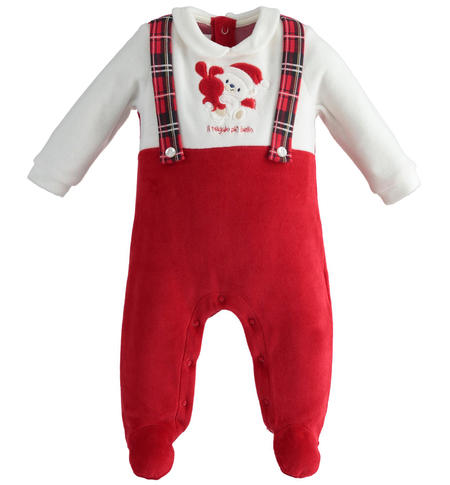 Tutina natalizia neonato - da 0 a 18 mesi iDO ROSSO-2253