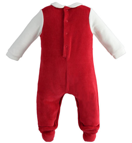 Newborn baby Christmas onesie from 0 to 18 months iDO ROSSO-2253