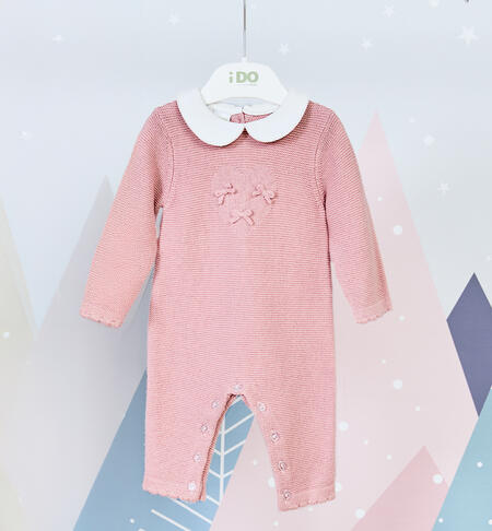 Tutina neonata 100% cotone ROSA