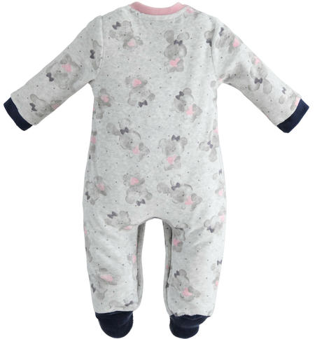 Tutina neonata con piedini - da 0 a 18 mesi iDO GRIGIO-BLUE-6TU4
