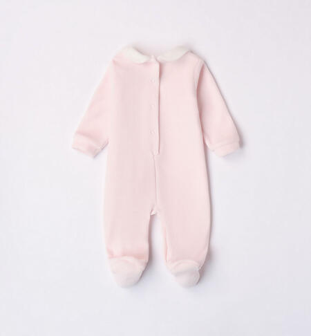 iDO sleepsuit with stars for baby girl from newborn to 18 months ROSA-2512