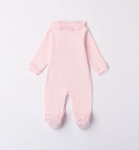 iDO onesie with ruffles for baby boy from newborn to 18 months ROSA-2512