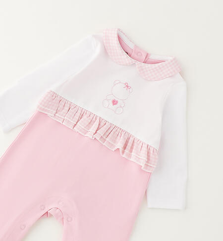Summer baby girl romper suit LT.PINK-2732