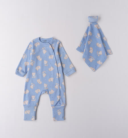 Tutina neonata kit AZZURRO
