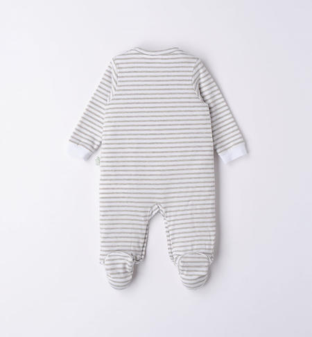 Tutina neonati con coniglietto da 0 a 18 mesi iDO GRIGIO MELANGE-8992