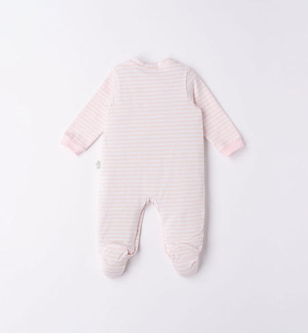 iDO boy's babygrow with bunny from 0 to 18 months ROSA-2512